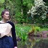 Foldtex Wooden Panel Crop Top, Puffball Barkcloth Skirt